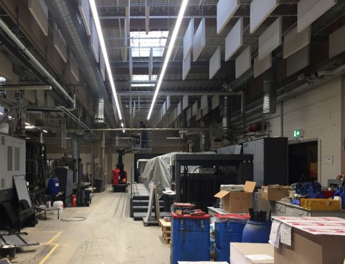 Verbesserung der Beleuchtungsqualität im Drucksaal der Görres-Druckerei